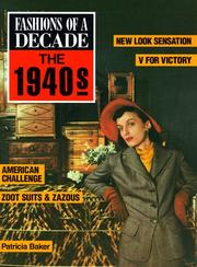 Cover of: Fashions of a decade. by Patricia Baker