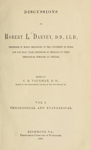 Discussions by Robert Lewis Dabney