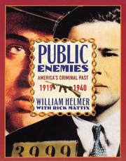 Cover of: Public Enemies: America's Criminal Past, 1919-1940