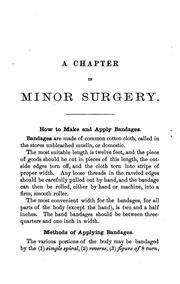 Cover of: A Chapter in minor surgery