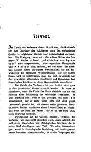 Cover of: Alkibiades der Staatsmann und Feldherr