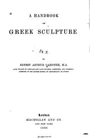 Cover of: A Handbook of Greek Sculpture