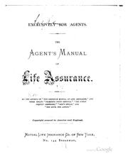 Cover of: The Agent's Manual of Life Assurance