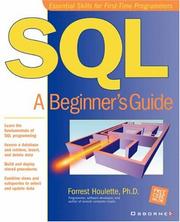 Cover of: SQL: a beginner's guide