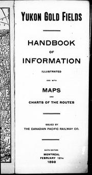 Cover of: Yukon gold fields: handbook of information