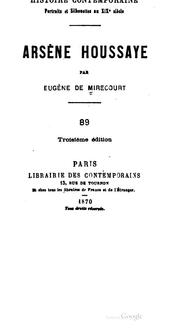 Cover of: Arsène Houssaye