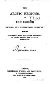 Cover of: The Arctic Regions, and Polar Discoveries During the Nineteenth Century ...