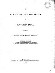 Cover of: A Sketch of the Dynasties of Southern India