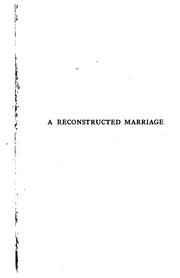Cover of: A Reconstructed Marriage