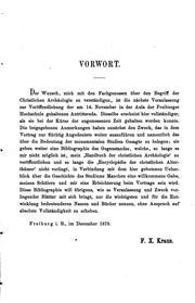 Cover of: Über Begriff, Umfang, Geschichte der christlichen Archäologie, Antrittsrede