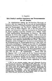 Cover of: Beiträge zur Kritik des nach Ælius Donatus benannten Terenzcommentars. Abdr., Suppl-bd ...