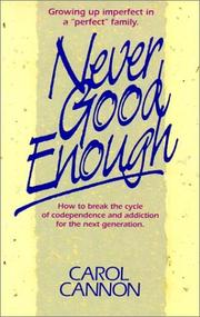 Cover of: Never good enough