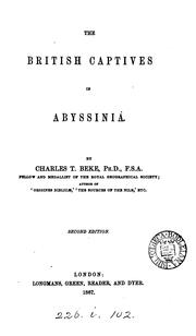 Cover of: The British captives in Abyssinia