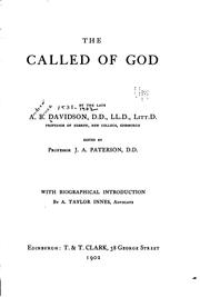 Cover of: The Called of God