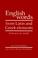 Cover of: English words from Latin and Greek elements