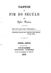 Cover of: Cantos do fim fo seculo, 1869-1873