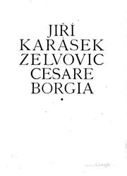 Cover of: Cesare Borgia: dramatická báseň