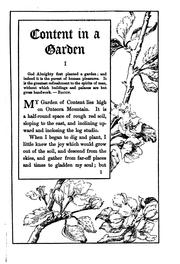 Cover of: Content in a Garden
