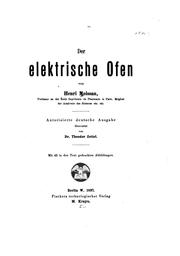 Cover of: Der elektrische Ofen