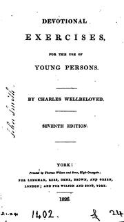 Cover of: Devotional exercises, for the use of young persons