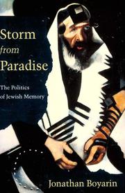 Cover of: Storm from paradise: the politics of Jewish memory
