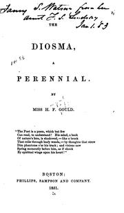 Cover of: The Diosma, a Perennial