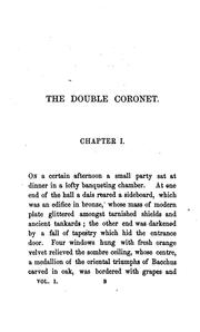 Cover of: The double coronet, by the author of 'My first season'.