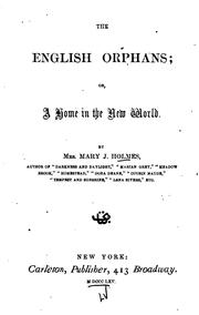Cover of: The English Orphans ...