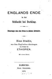 Cover of: Englands Ende in der Schlacht bei Dorking: Erinnerungen eines alten Britten ...