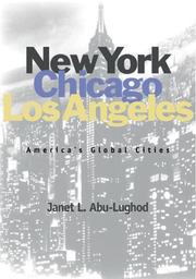 Cover of: New York, Chicago, Los Angeles: America's Global Cities