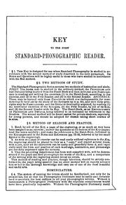 Cover of: First Standard-phonographic Reader