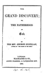 Cover of: The grand discovery; or, The fatherhood of God