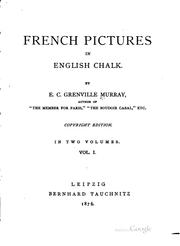 Cover of: French Pictures in English Chalk