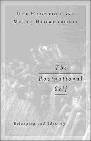 The postnational self : belonging and identity