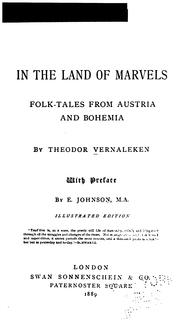 Cover of: In the Land of Marvels: Folk-tales from Austria and Bohemia ...