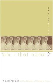 Cover of: Am I That Name? by Denise Riley