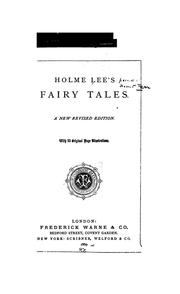 Cover of: Holme Lee's Fairy Tales ...