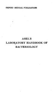 Cover of: Laboratory handbook of bacteriology