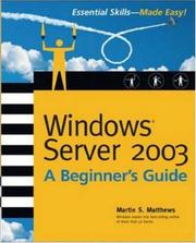 Windows server 2003 : a beginner's guide