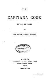 Cover of: La capitana Cook: Estudio de viajes