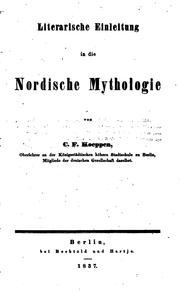 Cover of: Literarische Einleitung in die nordische Mythologie by Karl Friedrich Koeppen