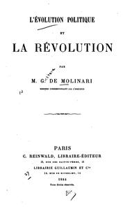 Cover of: L'évolution Politique Et la Révolution