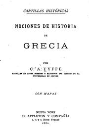 Cover of: Nociones de historia de Grecia