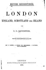 Cover of: London, England, Schottland und Irland
