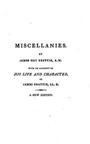 Cover of: The minstrel: in two books: with some other poems. To which are now added, Miscellanies, by J.H ...
