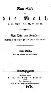 Cover of: Neue Reise um die Welt in den Jahren 1823,24,25 und 26: In den Jahren 1823, 24, 25 and 26