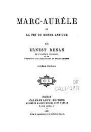 Cover of: Marc-Aur�ele et la fin du monde antique