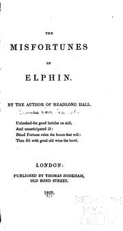 Cover of: The Misfortunes of Elphin.