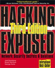 Cover of: Hacking exposed: network security secrets and solutions