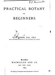 Cover of: Practical Botany for Beginners